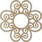 Ekena Millwork Cohen Wood Fretwork Pierced Ceiling Medallion, Birch, 22"OD x 7 1/2"ID x 3/8"T CMWP22X22X0375COBI - alternate 3